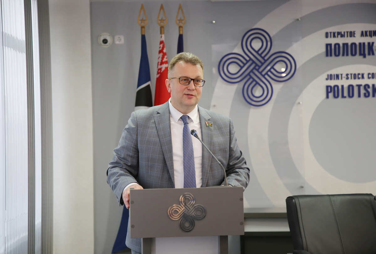 Илья Икан провел Единый день информирования в ОАО «Полоцк-Стекловолокно»